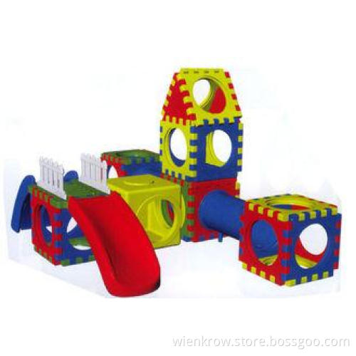 Kids Outdoor Commercial Plastic Playground Slide 350*210*19